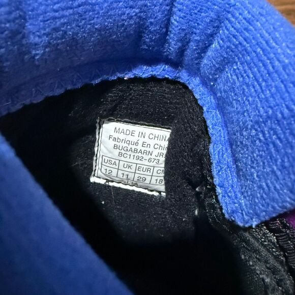 Columbia Size 12 Girls Purple Suede Snow Boots Winter Shoes Vintage Y2K Toddler - Picture 4 of 9